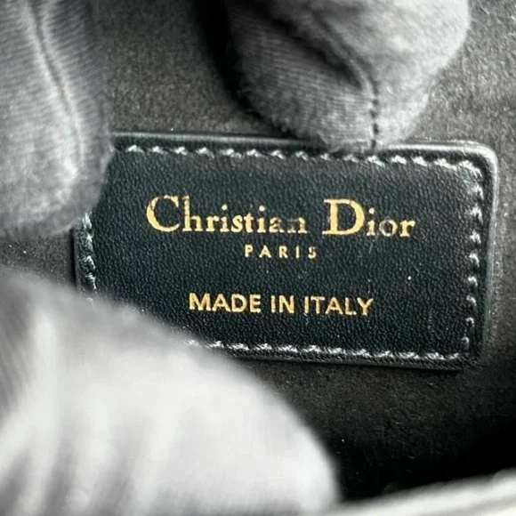 Christian Dior Saddle Smooth Calfskin Black GHW Shoulder Bag (Mini) - Picture 9 of 9